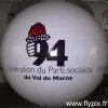 Ballon publicitaire meeting politique